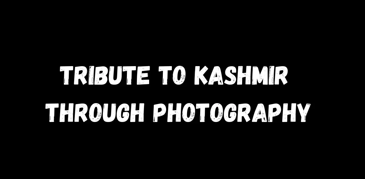 Tribute to Kashmir through Photography